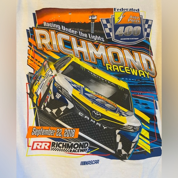 SOLD - NASCAR Richmond Raceway 2018 Tee - Picture 2 of 6